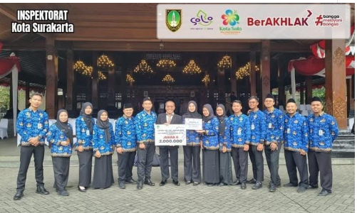 Juara 2 Lomba yel-yel antar Perangkat Daerah 